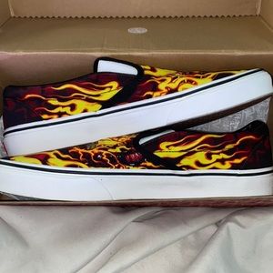 Samurai Rising Classic Slip-On Vans